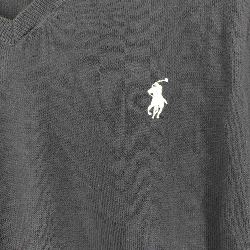 ポロラルフローレン POLO RALPH LAUREN スモールポニー刺繍 Vネック ニット レディース JPN:M
