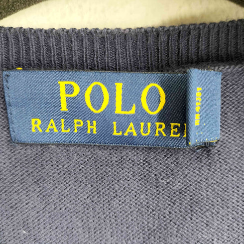 ポロラルフローレン POLO RALPH LAUREN スモールポニー刺繍 Vネック ニット レディース JPN:M