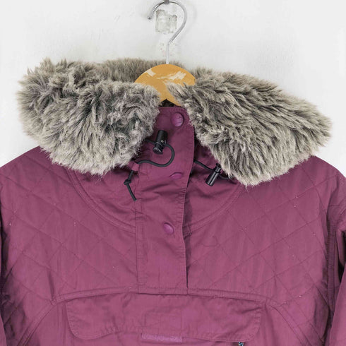 エルエルビーン L.L.Bean 80-90S ファー付き 中綿アノラックジャケット レディース JPN:M