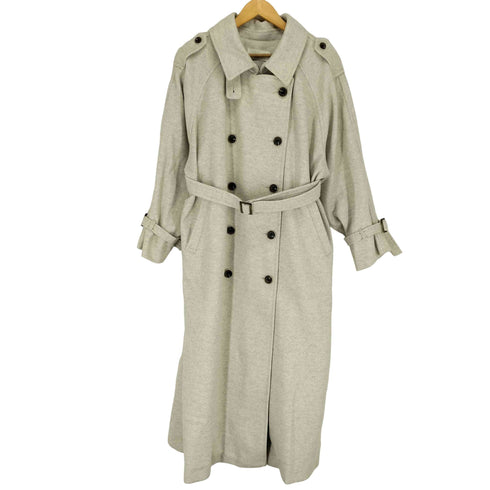ウィルフリー willfully new jersey melton trench long coat レディース FREE