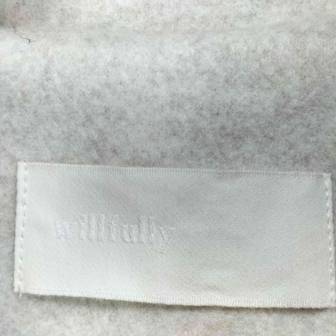 ウィルフリー willfully new jersey melton trench long coat レディース FREE