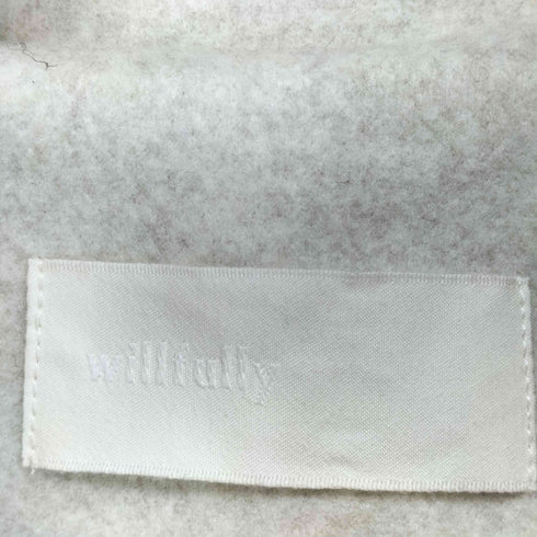 ウィルフリー willfully new jersey melton trench long coat レディース FREE