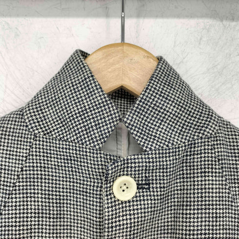 トゥモローランド TOMORROWLAND 千鳥格子 リネンカバーオール メンズ JPN:46