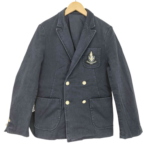 エディション Edition コットンエンブレム付き ダブルボタンテーラードジャケット メンズ