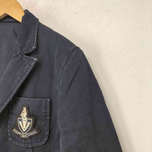 エディション Edition コットンエンブレム付き ダブルボタンテーラードジャケット メンズ