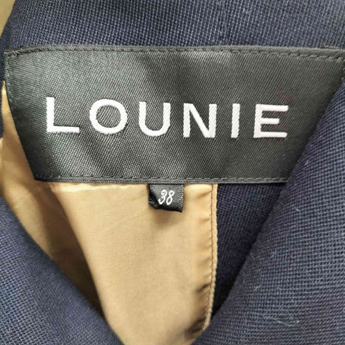 ルーニィ LOUNIE 金ボタン ダブルブレストテーラージャケット ブレザー レディース 38