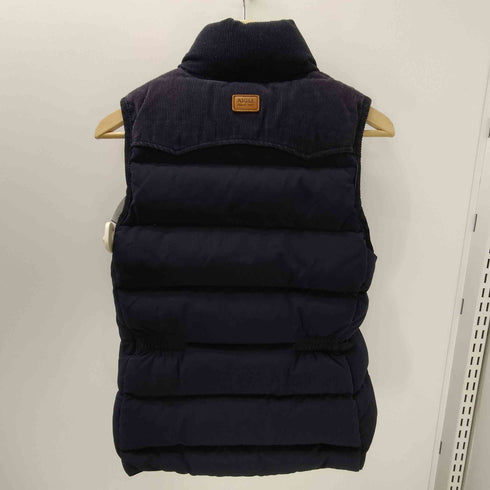 エーグル AIGLE 裏地チェック 中綿 リバーシブル ベスト レディース 36