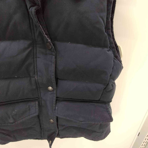 エーグル AIGLE 裏地チェック 中綿 リバーシブル ベスト レディース 36