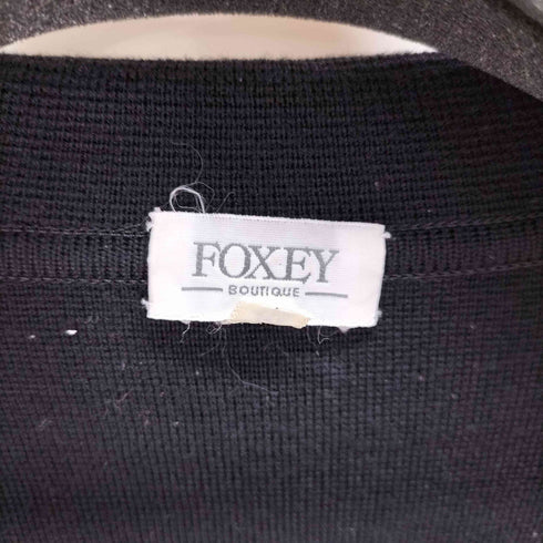 フォクシー FOXEY ウール100% ニットジャケット & ニットワンピース セットアップ レディース 40