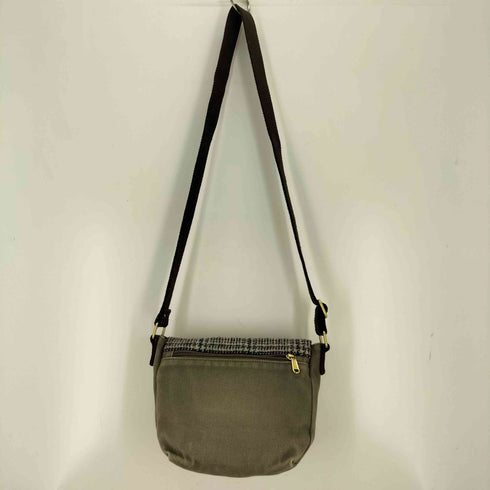 ハリスツイード Harris Tweed チェックショルダーバッグ レディース