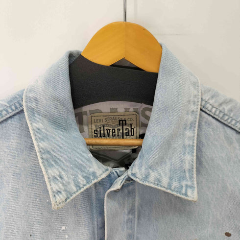 リーバイス Levis silver tab / シルバータブ デニム トラッカージャケット ペイント加工 メンズ import:L
