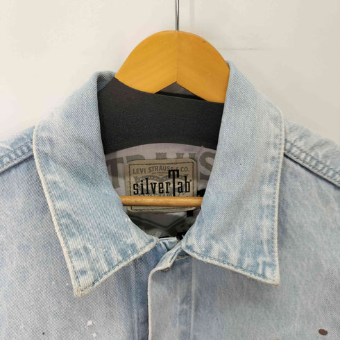 リーバイス Levis silver tab / シルバータブ デニム トラッカージャケット ペイント加工 メンズ import:L