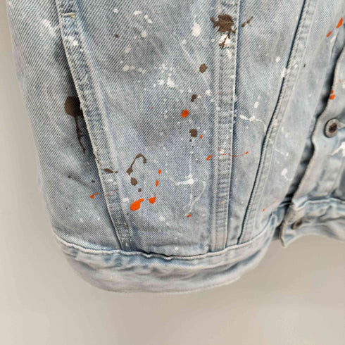 リーバイス Levis silver tab / シルバータブ デニム トラッカージャケット ペイント加工 メンズ import:L