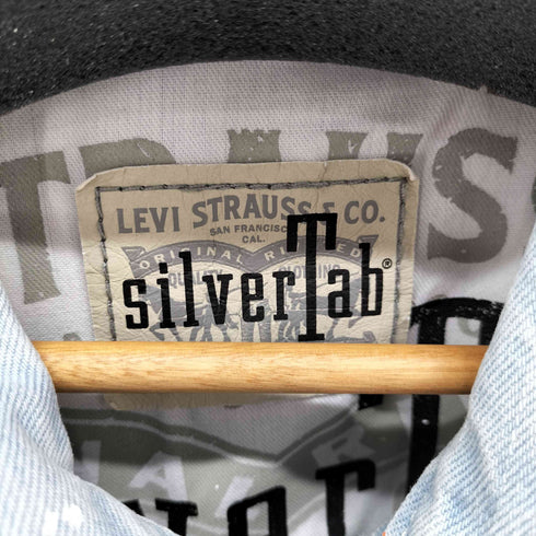 リーバイス Levis silver tab / シルバータブ デニム トラッカージャケット ペイント加工 メンズ import:L