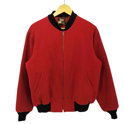 ウールリッチ WOOLRICH 40-50S TALONジップ 裏地チェック ウールジップアップブルゾン メンズ