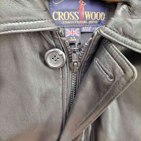 cross wood ラムレザーコート レディース JPN:L