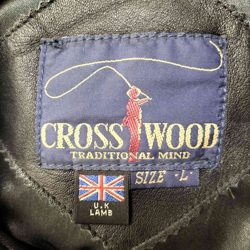 cross wood ラムレザーコート レディース JPN:L