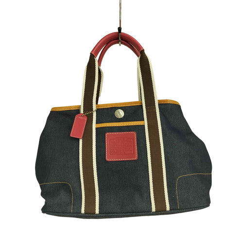 コーチ COACH ハンプトンズ ウィークエンド 2WAY デニム ミニトートバッグ レディース