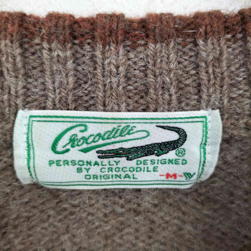 クロコダイル crocodile ウール ナイロン ニット レディース import:M