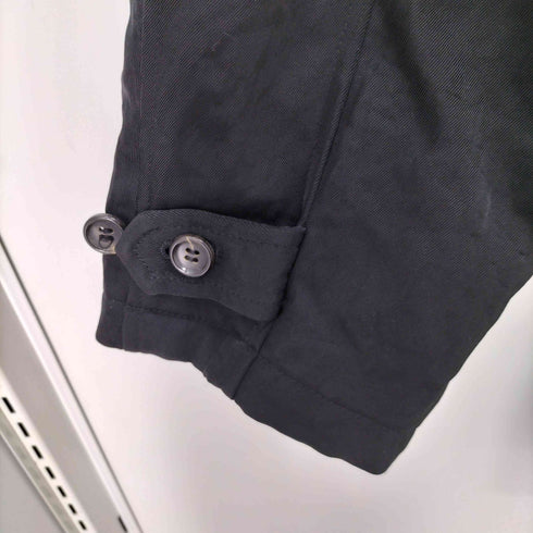 コムデギャルソンオム COMME des GARCONS HOMME 田中オム 襟レザー ナイロン×キルティング リバーシブル ジップ カバーオール メンズ