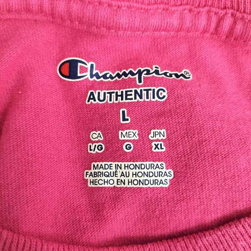 チャンピオン Champion navy プリントカットソー メンズ JPN:L