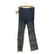 ジャンポールゴルチエ Jean Paul GAULTIER FLOWER EMBROIDERY JENS デニム パンツ レディース 40