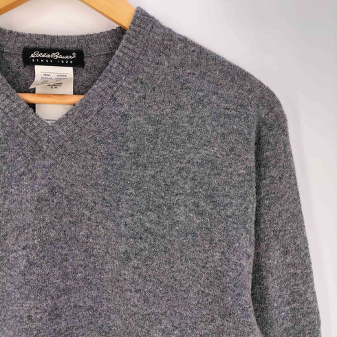 エディーバウアー Eddie Bauer 00S Vネック ウール ニット メンズ import:XS