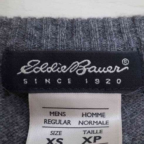 エディーバウアー Eddie Bauer 00S Vネック ウール ニット メンズ import:XS