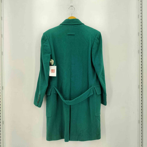 ジャンポールゴルチエ Jean Paul GAULTIER FEMME ターコイズブルー ダブルブレスト コート メンズ 42