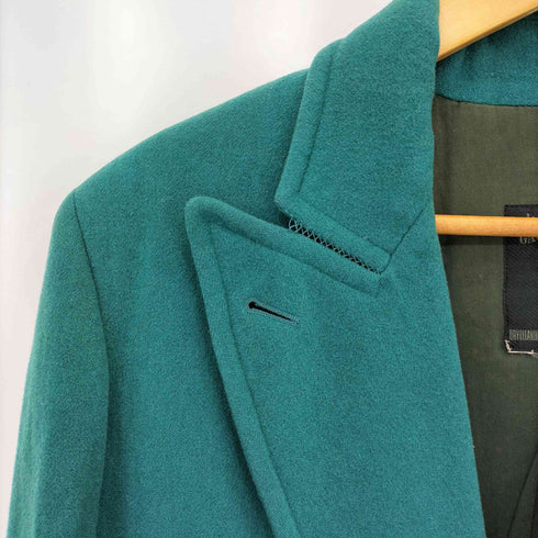 ジャンポールゴルチエ Jean Paul GAULTIER FEMME ターコイズブルー ダブルブレスト コート メンズ 42