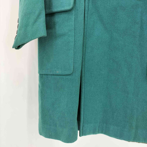 ジャンポールゴルチエ Jean Paul GAULTIER FEMME ターコイズブルー ダブルブレスト コート メンズ 42