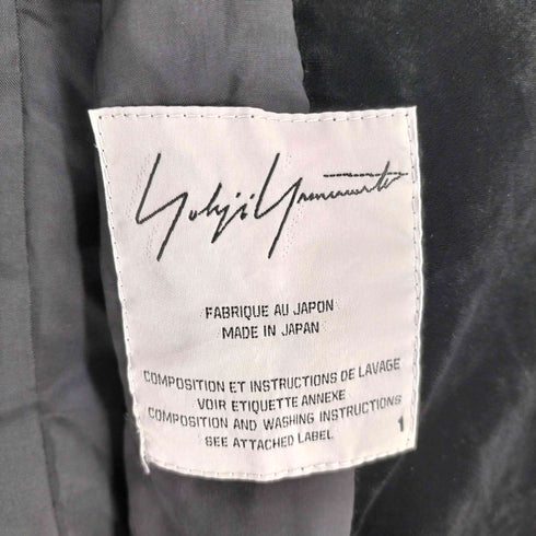 ヨウジヤマモト Yohji Yamamoto ベルベット ベスト レディース JPN:1