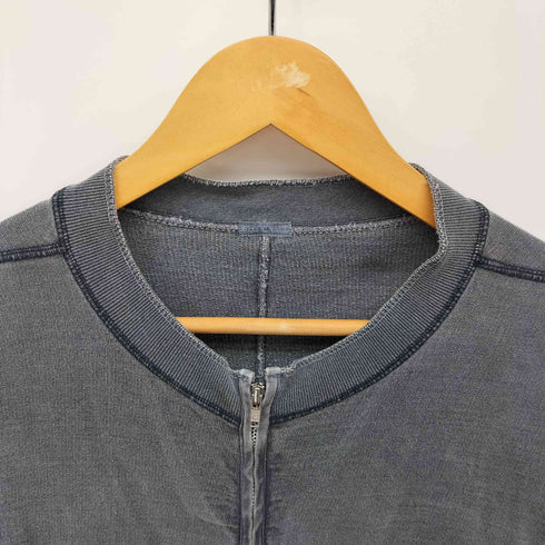 GLAZ AT HOME ガーメントダイ ジップアップ カットアウト ポケット ブルゾン Y2K メンズ