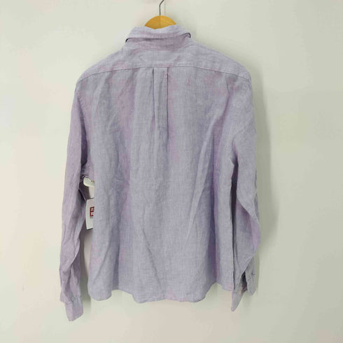 ブルックスブラザーズ BROOKS BROTHERS REGENT FIT リネン100 ボタンダウンシャツ メンズ import:L