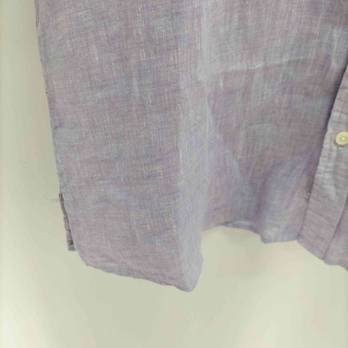 ブルックスブラザーズ BROOKS BROTHERS REGENT FIT リネン100 ボタンダウンシャツ メンズ import:L