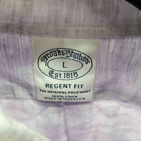 ブルックスブラザーズ BROOKS BROTHERS REGENT FIT リネン100 ボタンダウンシャツ メンズ import:L