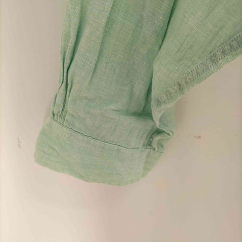 ブルックスブラザーズ BROOKS BROTHERS REGENT FIT リネン100 ボタンダウンシャツ メンズ import:L