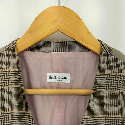 ポールスミス Paul Smith 千鳥柄 フロントボタン ベスト レディース L