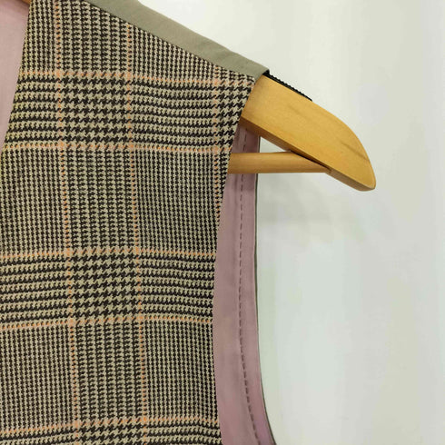 ポールスミス Paul Smith 千鳥柄 フロントボタン ベスト レディース L