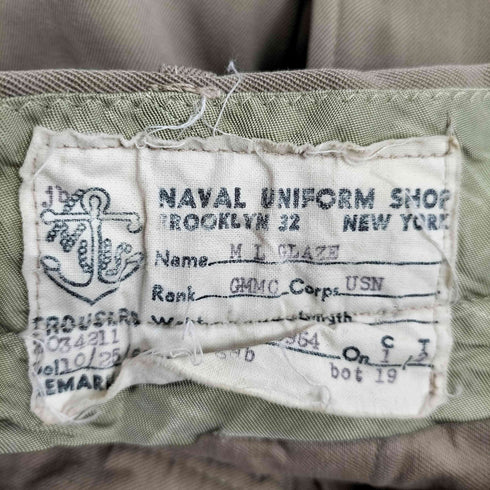 ユーエスネイビー U.S.NAVY naval uniform USA製 トラウザーパンツ メンズ