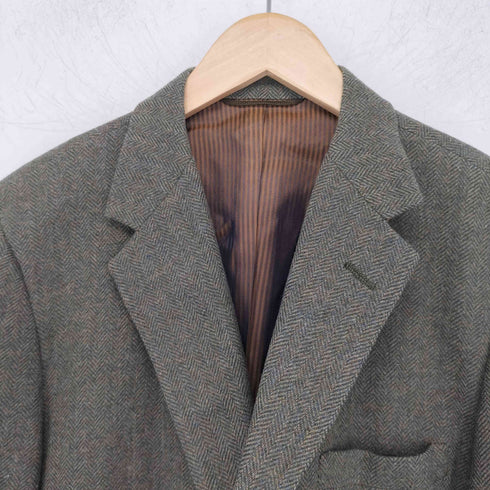 baskin ヘリンボーンテーラードジャケット メンズ