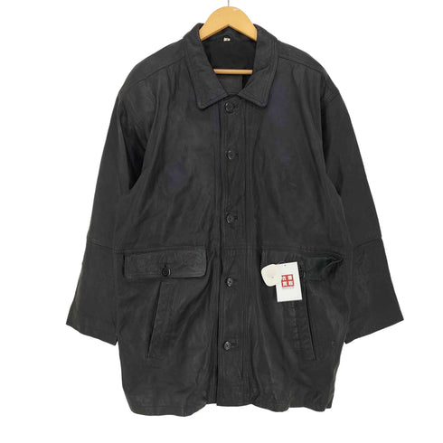 PIMLICO lamb leather 羊革 レザー カーコート メンズ JPN:L