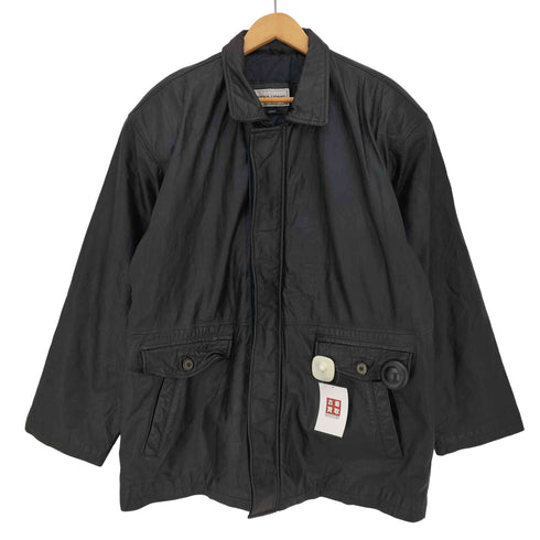 SIENA UOMO 裏地キルティング レザー カーコート メンズ JPN:L