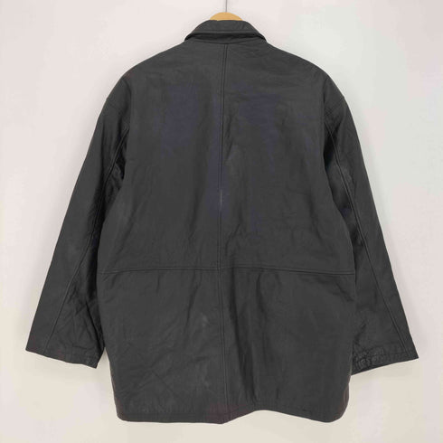 SIENA UOMO 裏地キルティング レザー カーコート メンズ JPN:L