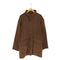 IdeaComo pure silk シルク100スタンドカラーコート メンズ LL