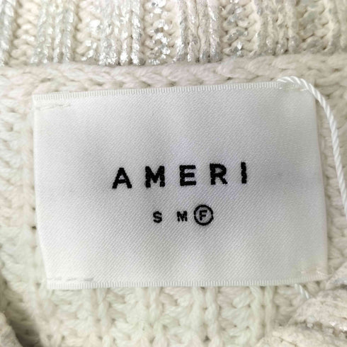 アメリ AMERI GLITTER PRINT KNIT CARDIGAN レディース FREE
