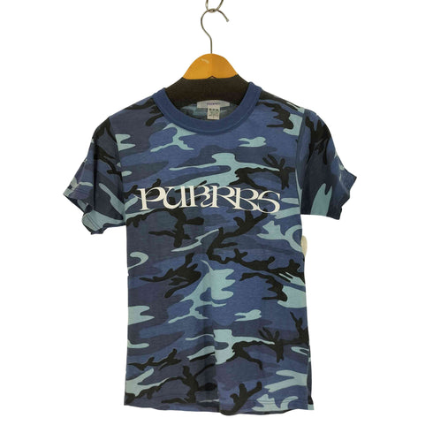PURRBS USA製 ロゴプリントカモ柄s/sTシャツ メンズ import:S