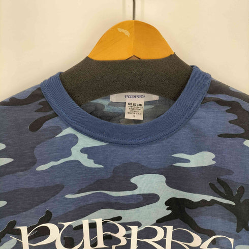 PURRBS USA製 ロゴプリントカモ柄s/sTシャツ メンズ import:S