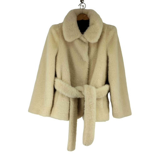 ザラ ZARA フェイクファーコート レディース import:M