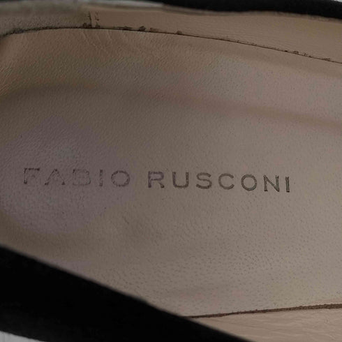 ファビオルスコーニ FABIO RUSCONI チャンキーヒール ポインテッドトゥ 切替パンプス レディース EUR:36